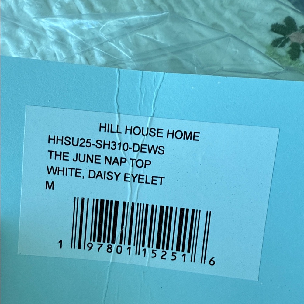 Hill House June Nap Top in White Eyelet in Medium NWT - Picture 2 of 2